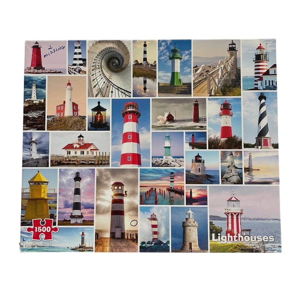 Re-Marks Lighthouse Puzzle 1500‎ Pieces